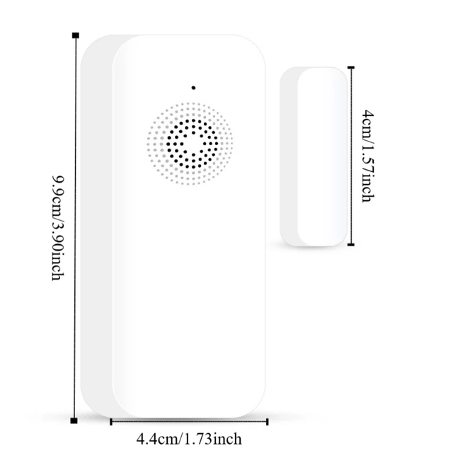 Open Closed Detection Wireless Smart Door Sensor Smart Detector Alarm System Smart Home Security Alarm System Easy Installation 6