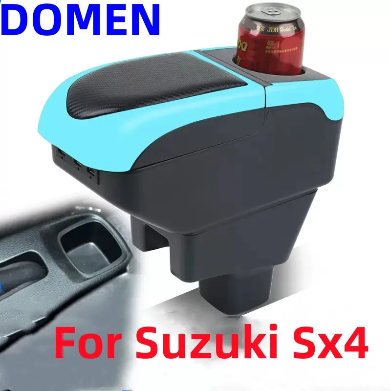 Per Suzuki Sx4 Scatola Bracciolo Per Suzuki Sx4 Scatola Bracciolo Auto Modifica Interna Portabicchieri Usb Accessori Auto