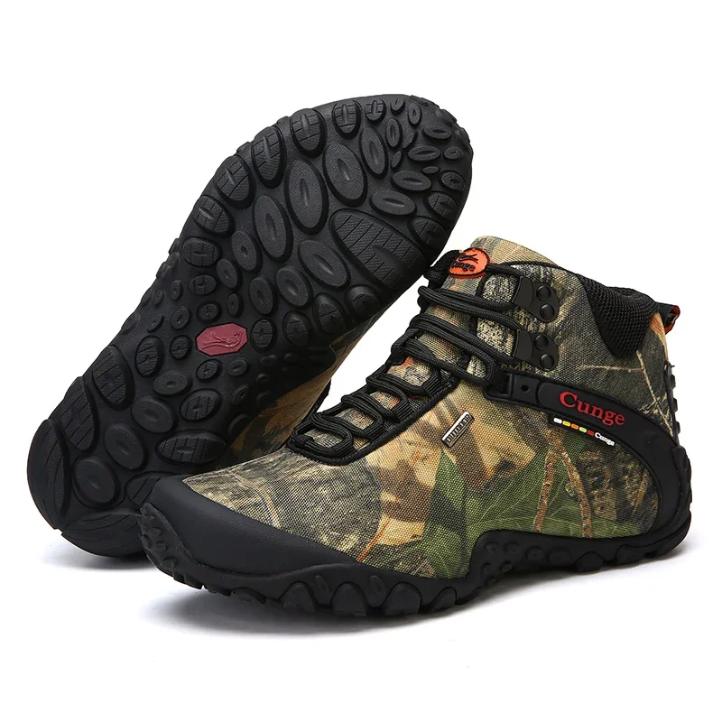 

NEW Camo Tactical Boots Men Waterproof Military Tactical Boots Outdoor Combat Shoes Trekking Sneakers Man Hiking Hunting Boots