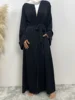 Chog omenRamadan Simple Open Abaya pour femmes, Dubaï, Turquie, Kaftan musulman pour femmes, Kimono, Robe modeste, Caftan Marocain, Vêtements Islamiques
