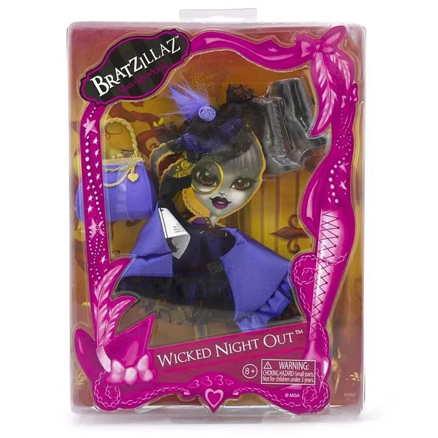 Original BRATZILLAZ Glam Gets Wicked Magic Night Out Bratz Doll Fashion  Collectible Dolls Anime Action Figures Girls Toys Doll