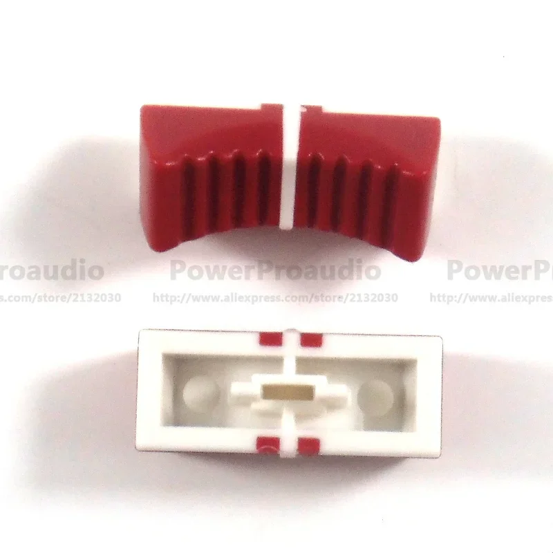 슬라이드 페이더 노브 캡, 야마하 MG166CX-USB MG206C 홀, 4mm 레드 컬러, 10 개