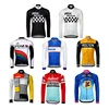 Retro Team Cycling Jersey Men Long Sleeve Winter Fleece & Thin Racing Classic Molteni Bicycle Clother Pdm Bike Clothing 1