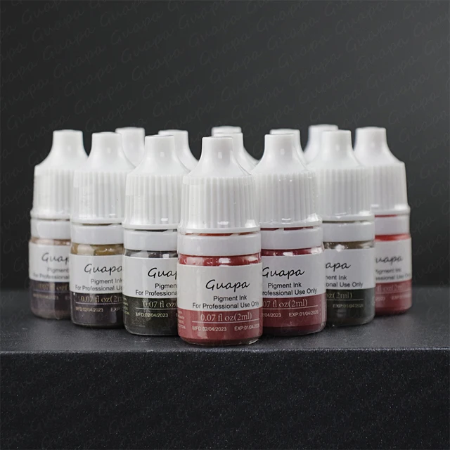 2ml Sample Nude Color Tattoo Microblading Paint Ink Pigment For Semi Permanent Makeup Eyebrows Lips Tint
