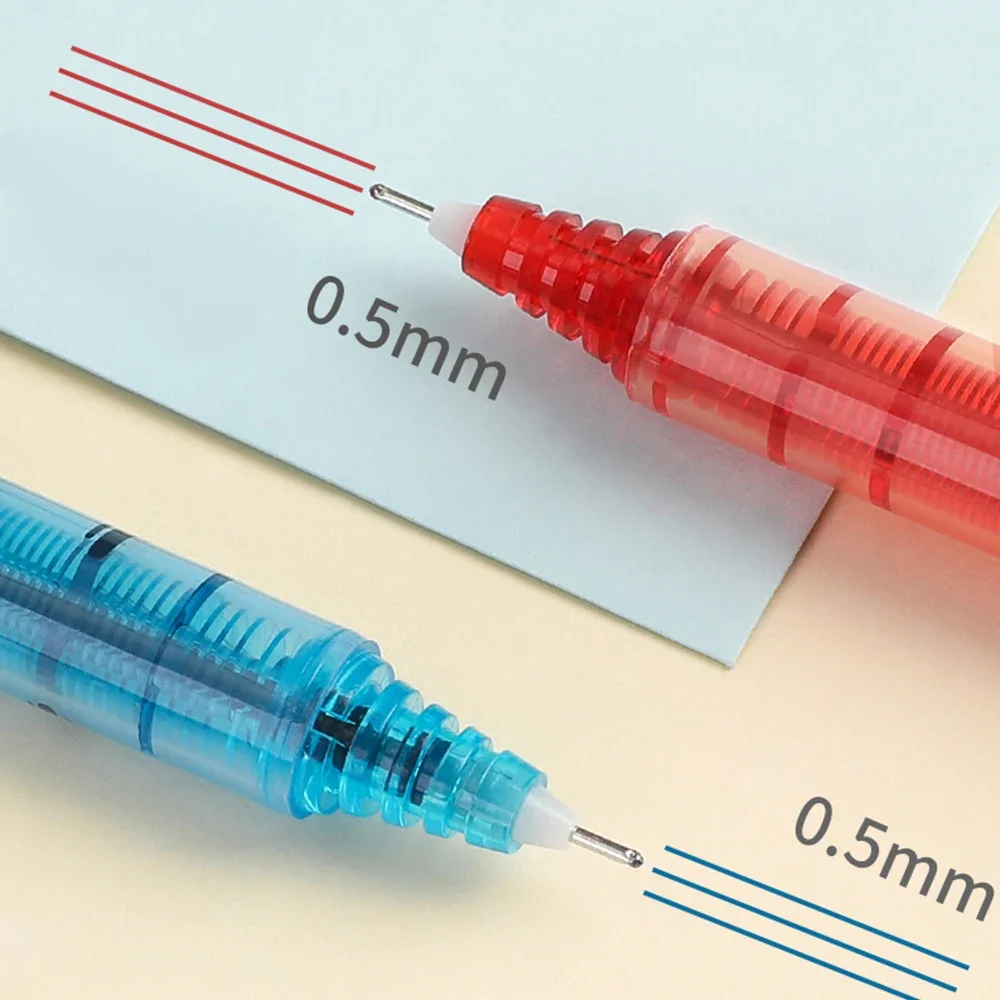 Gel Pens 3pcs Japan PILOT Straight Liquid Type 0.5mm Large Capacity Needle Tip BX-V5 For Writing School Office Stationery
