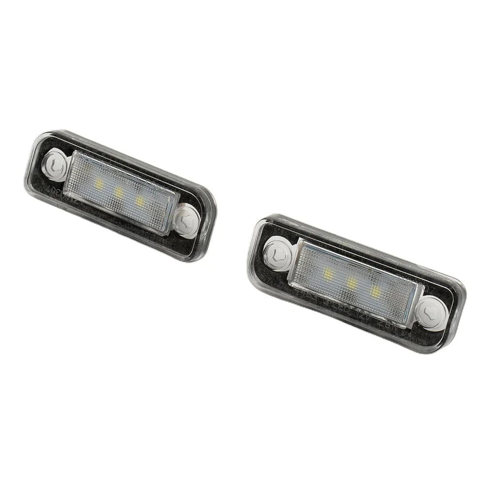 

2pcs LED License Plate Light Tail Light Lamp For Mercedes-Benz W203 5D W211 W219 R171 High Quality Car Light Replacement