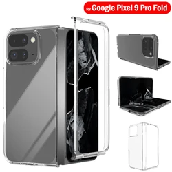 Ultra-Thin Transparent HD Clear Shockproof Phone Cover for Google Pixel 9 Pro Fold (Clear)