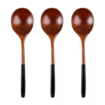 3Pcs Japanese Wooden Spoons 1
