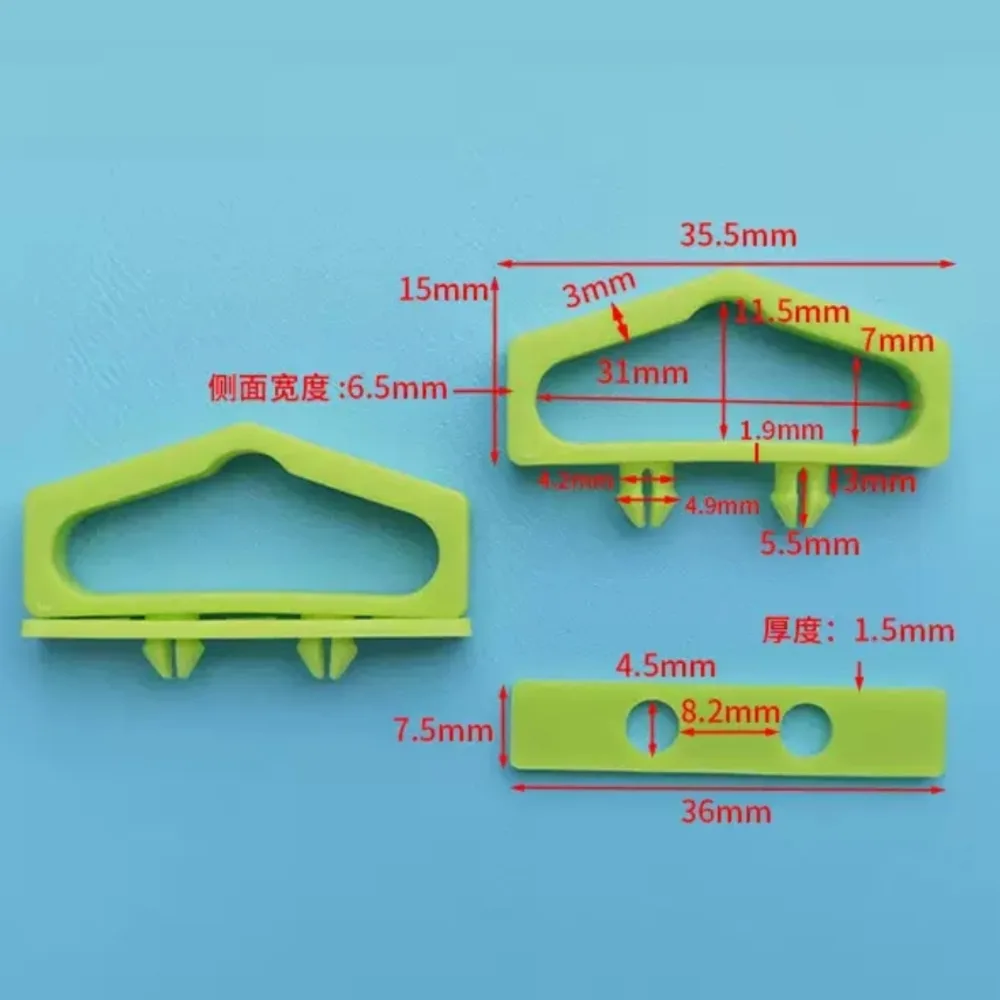 Snap Clip kombinierte schwere Hängelaschen, Box-Paket, Euro-Aufhänger, Schlitzloch, schwarze Hängelasche, Waren-Kopfhaken, Kunststoff-Display – Detail 7