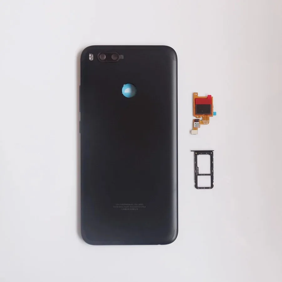 

Original Battery Cover Housing Back Door Housing For Xiaomi Mi A1 5X MiA1 Mi5X Fingerprint Sensor Flex Cable Sim Tray