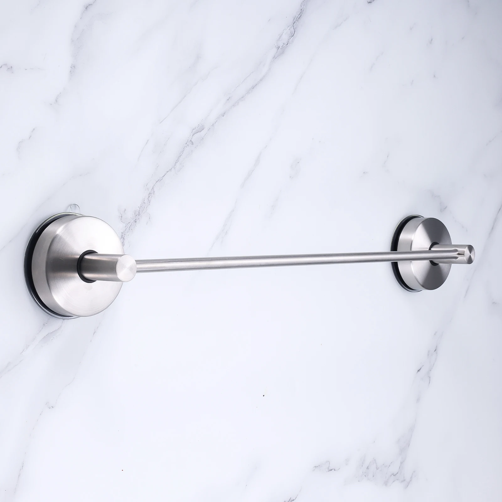 Towels Rack Suction Towel Rail Bar Clothes Hanger Holder No Drilling Stainless Steel Bathroom Kitchen Accessories 1pc