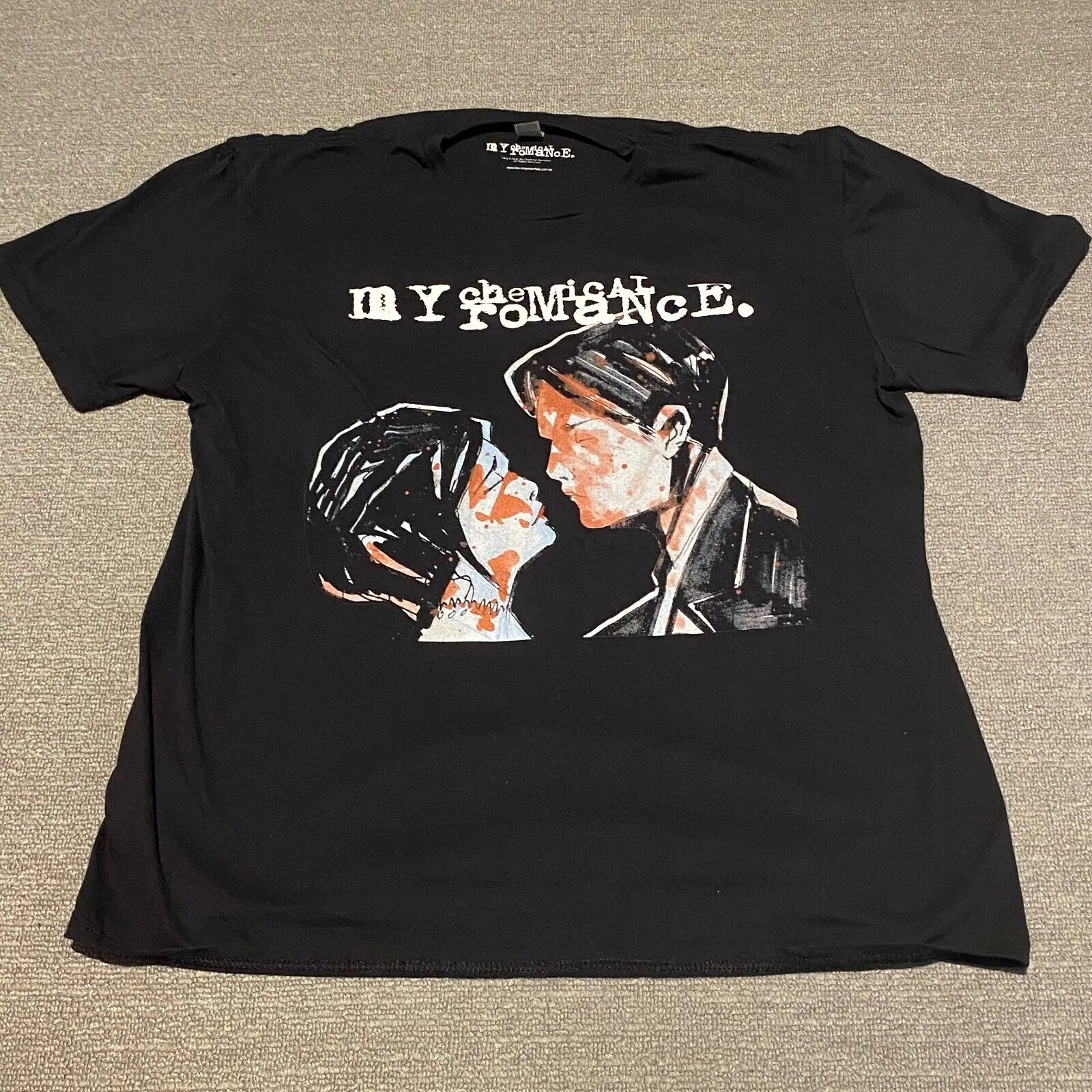 My Chemical Romance Shirt Mens Size Xl Extra Large Black Music Band Mcr Tee T