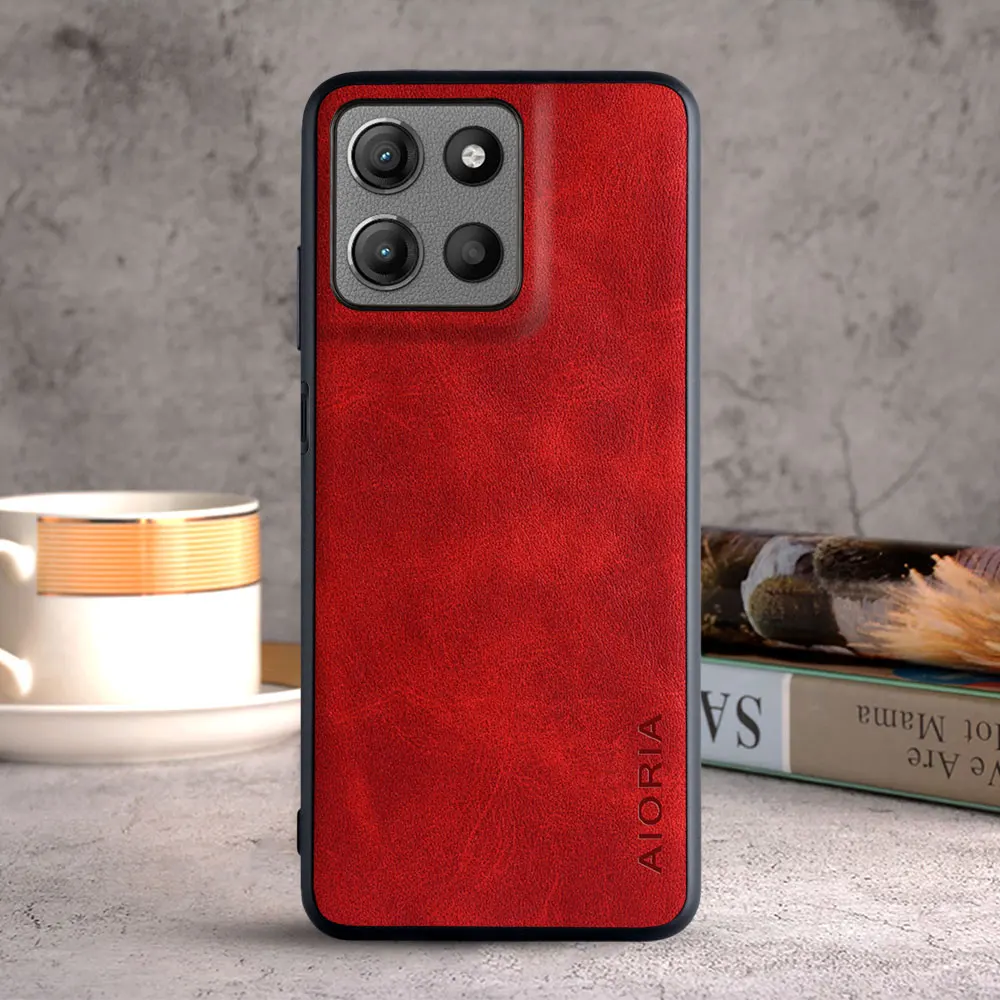 Luxury Vintage Leather Phone Case Cover - Premium Protective Coque