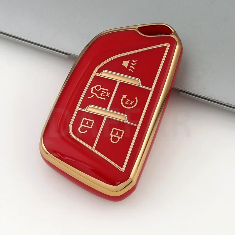Chiave Fob Shell Custodia di ricambio Adatto per Chevrolet Suburban Tahoe GMC Yukon 2015 2016 2017 2018 2019 2020 Keyless Entry Telecomando Copertura chiave Fob