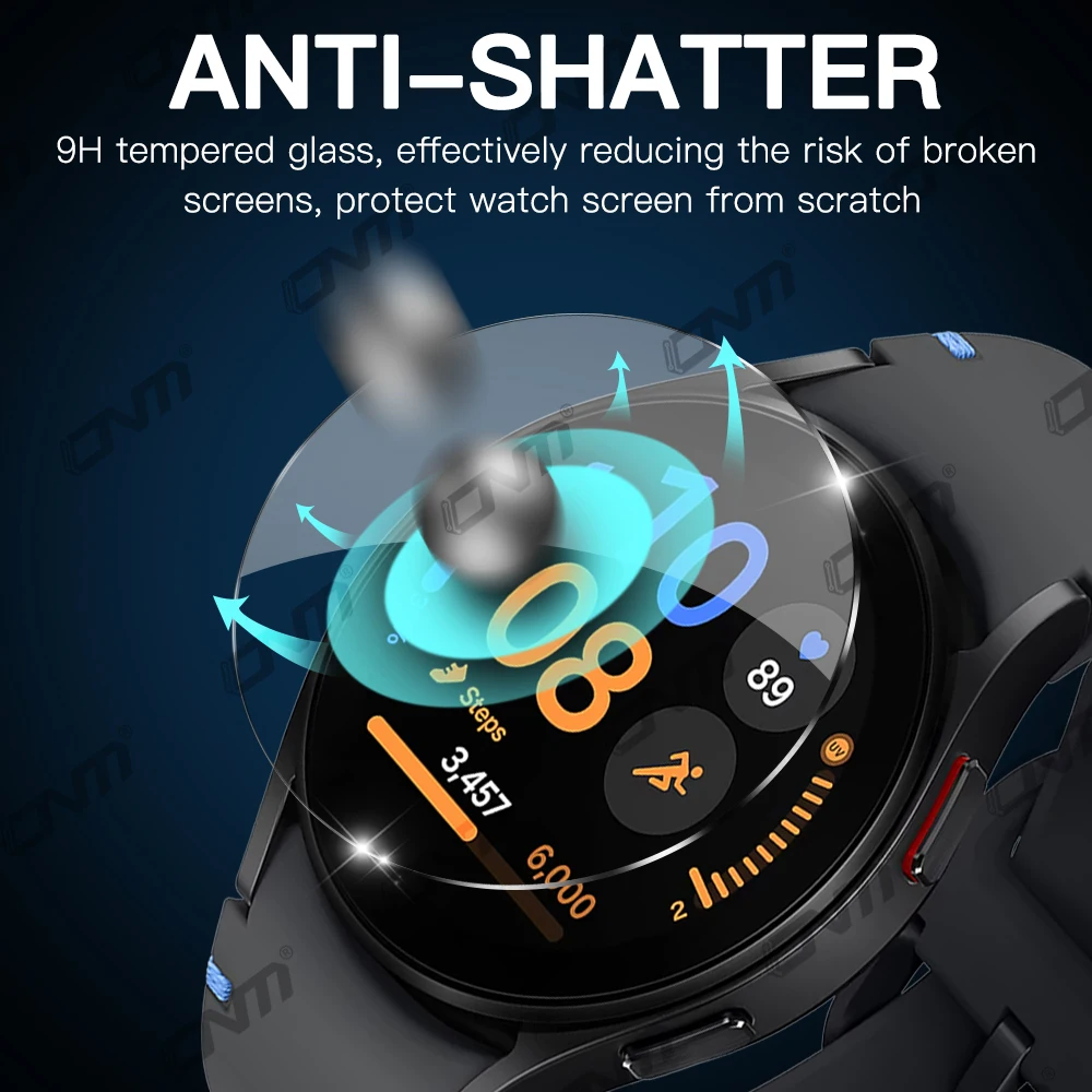 Enhanced Screen Protector for Smartwatches - 2.5D Tempered Glass, Anti-Scratch Protection Film