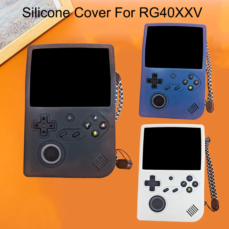 シリコンケース ANBERNIC RG40XXV ハンドヘルドゲームコンソールソフト