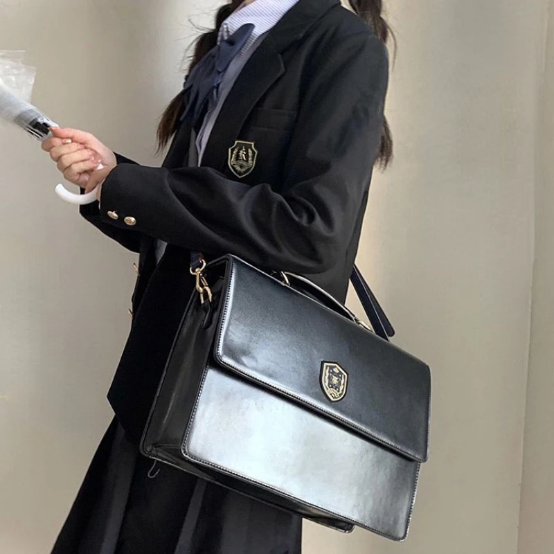 Women Casual All Match Students Backpacks Jk Girls Vintage Streetwear Fashion Shoulder Crossbody Bags Preppy Simple Schoolbags 2