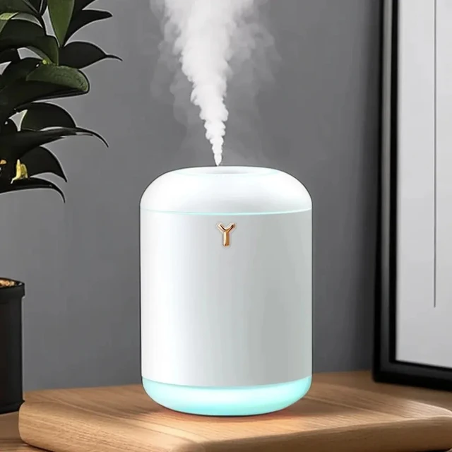 Large Capacity 1000ml Home Desktop Air Humidifier USB Mist Maker Fogger with Colors LED Light Heavry Fog Small Table Humidifier 3
