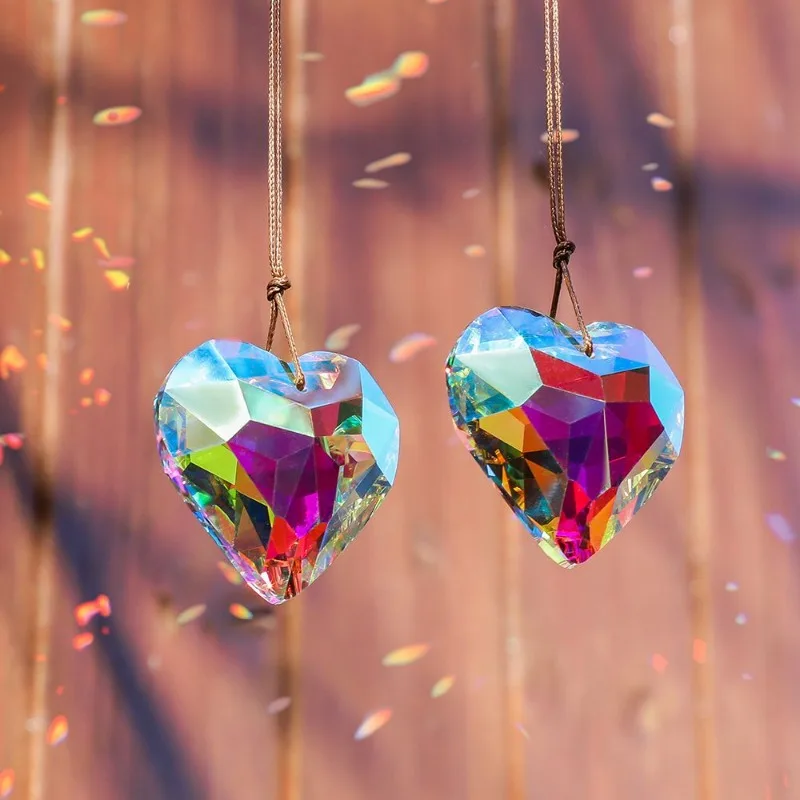 Love Sun Catcher Pendant Crystal Pendant Prism Rainbow Gift Pendant Decoration