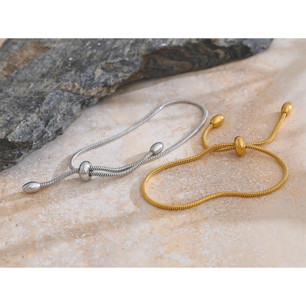 Yhpup Bracelet Adjustable Gold Platinum Plated