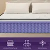 Queen Size Hybrid Mattress in a Box, Pocket Springs for a Cool Sleep,Pressure Relief, Medium Firm Feel with Motion Isolation 6