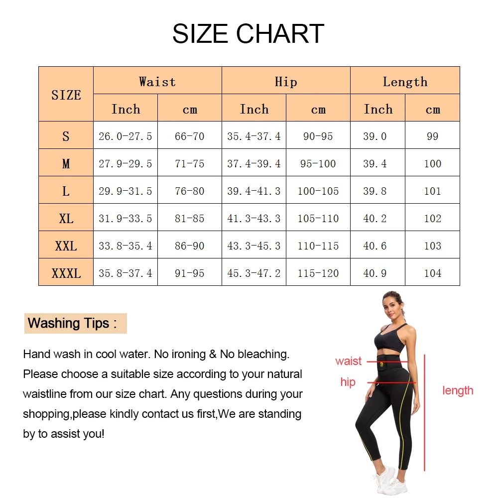 NINGMI Women Weight Loss Pants High Waist Trainer Sauna Pants Fat Burning Slimming Pants