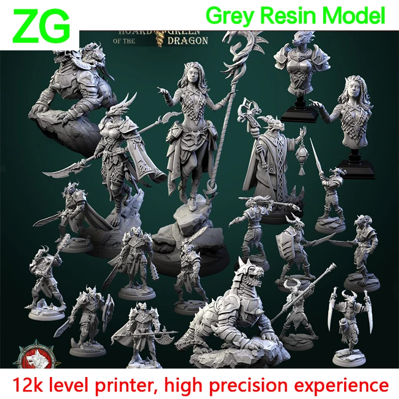 

Dragon Tribe Priestess Witch Knight Chess Model