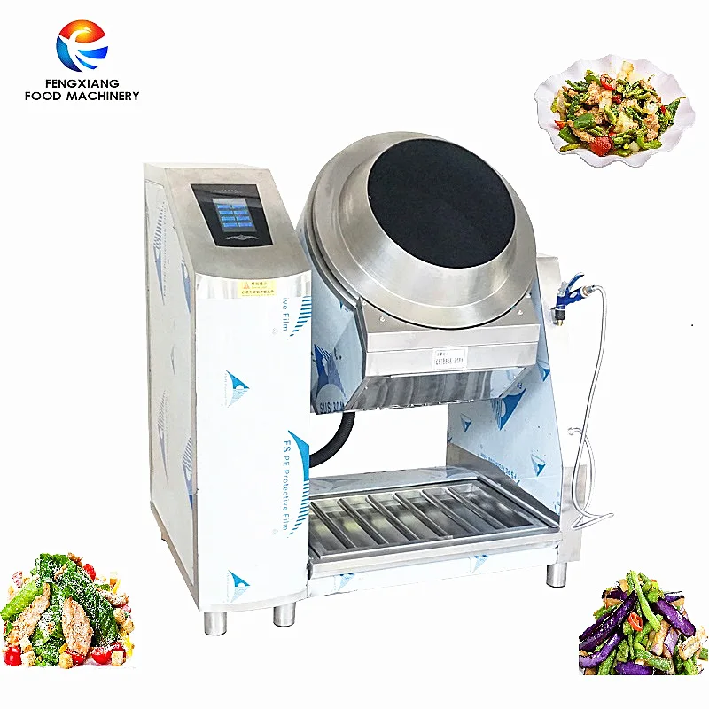 Restaurant Electric Food Cooker Automatic Cooking Machine Stir Fry Vegetables Machine