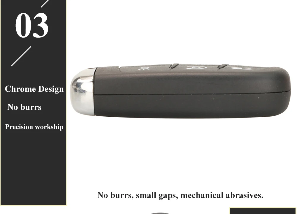 Keyforkess Aftermarket 3/4/5BTN chiave per auto a distanza per Fiat 500 500L 500X 2016 2017 2018 2019 Smart Fob Control 433MHz 4A Chip SIP22 - S869fc8dd3223488ca968da9615b3ccaca