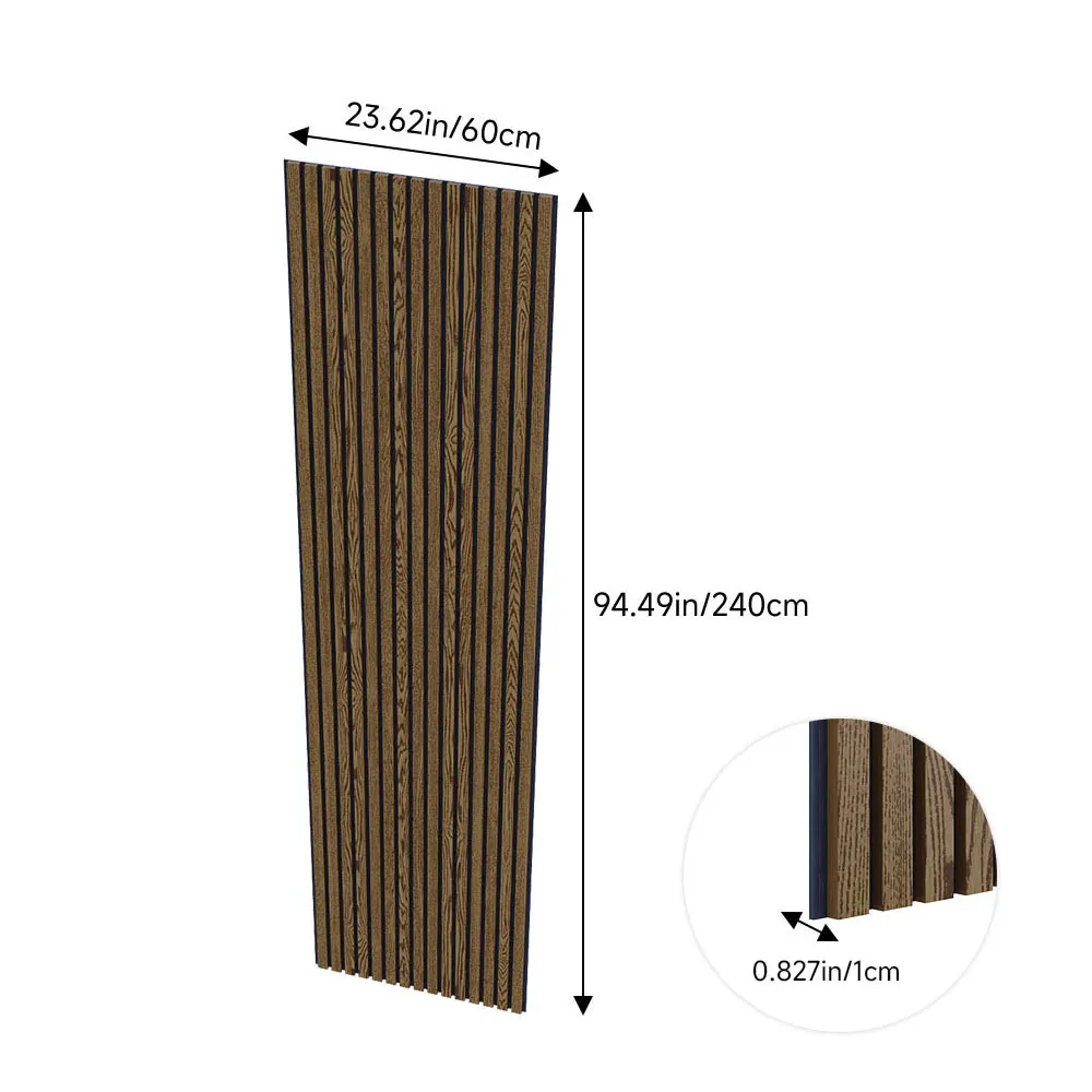 Modern Minimalism Wood Grain Wall Panel for Living Room Bedroom Office