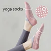 Yoga Socks Professional Anti Slip Socks Woman Sport Sweat-absorbent Breathable Pilates Socks Ladies Ballet Dance 2