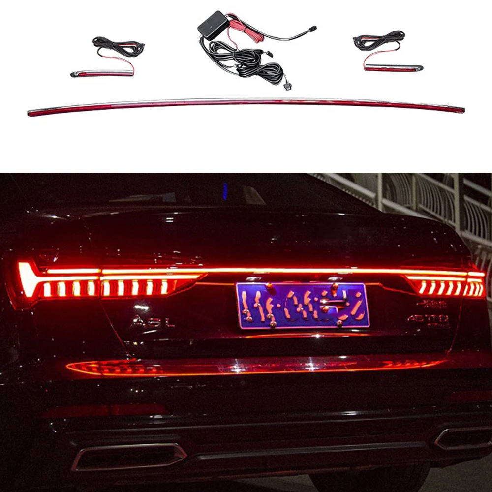 

Apply to Audi A8 C8 through taillight warning light LED brake light auto parts upgrade modified exterior decoration