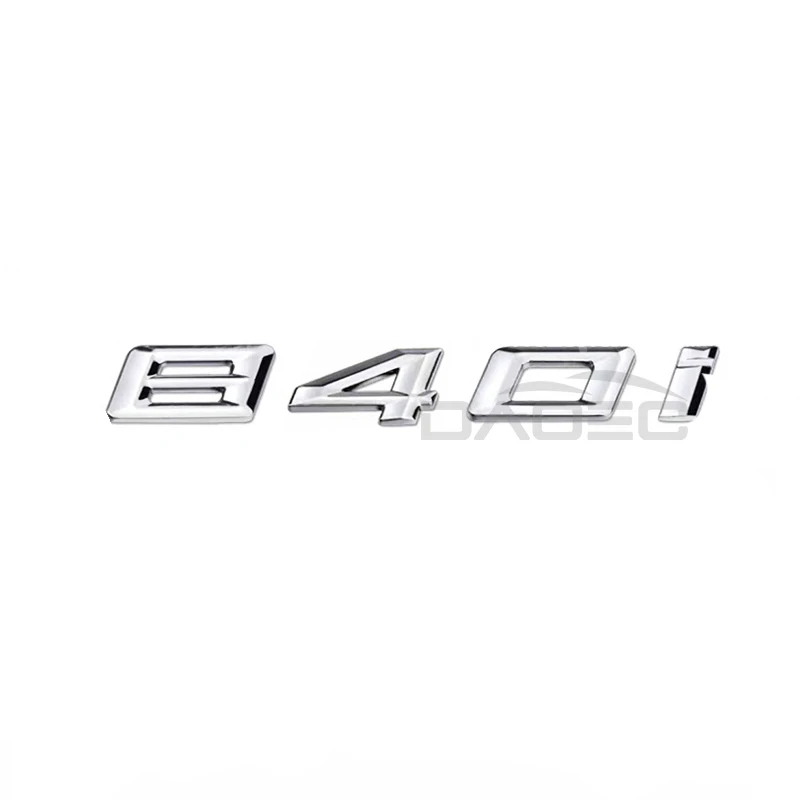 Premium 3D Chrome Trunk Emblem Decal