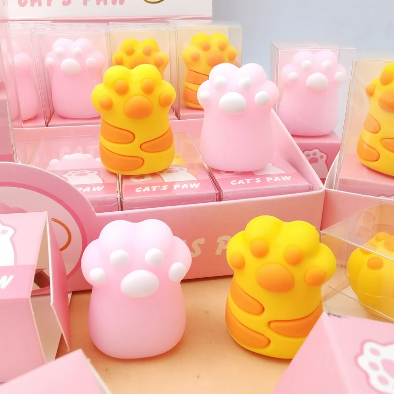 Cat Paw Pencil Sharpener Cute Portable Mini Pencil Sharpener