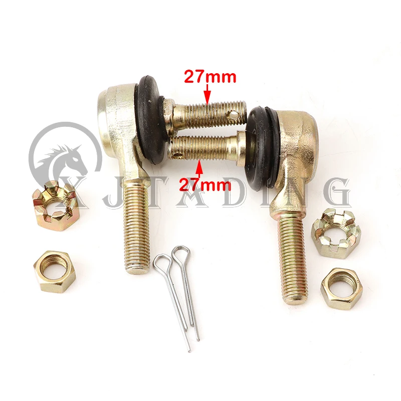 ATV Accessories 2 pair M10-M10 Tie Rod End Kits Ball Joint Fit For China ATV 50cc 110cc 150cc 200cc 250cc 300cc Go Kart Karting Quads Bike Parts