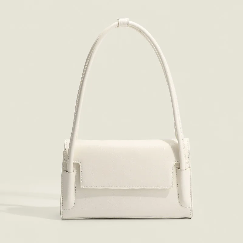 

Korean Version New Women's Solid Color Square Underarm Bag