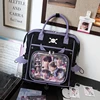 Transparent Ita School Bag Large Capacity Mochilas Mujer Daily Using Mochila All-match Student Backpack Original Women Bags 1