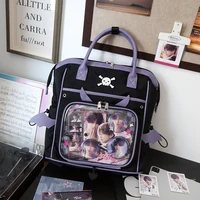 Transparent Ita School Bag Large Capacity Mochilas Mujer Daily Using Mochila All-match Student Backpack Original Women Bags 1