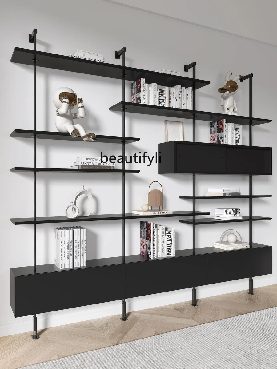 

Italian Modern Creative Wall Storage Full Wall Bookshelf Study Multi-Layer Storage Floor Partition Display Stand