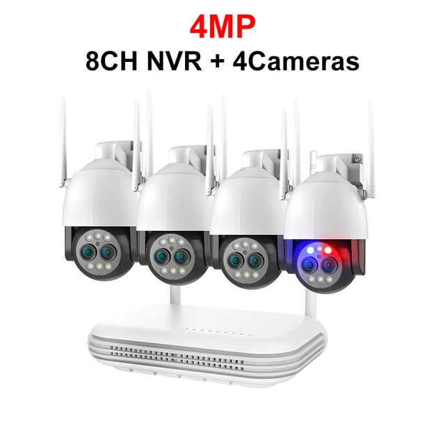 8CH 4 Cameras
