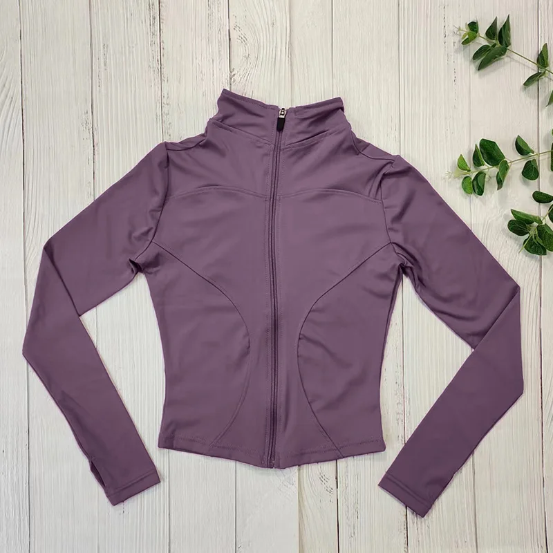 MXLLINA Zipper Horse Riding Jacket Tops Equestrian Competition Base Layer Women Long Sleeve Coat Equestrian Training Shirts 4