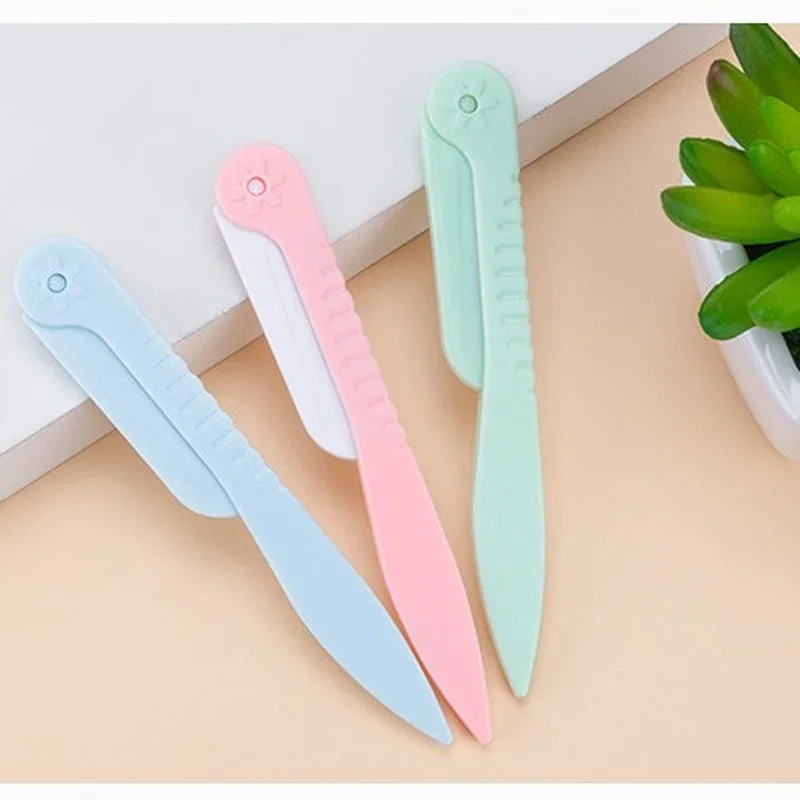 3Pcs Face Foldable Eyebrow Razor Sharp Portable Facial Razors Trimmer Blades Shaper Makeup Tools Set