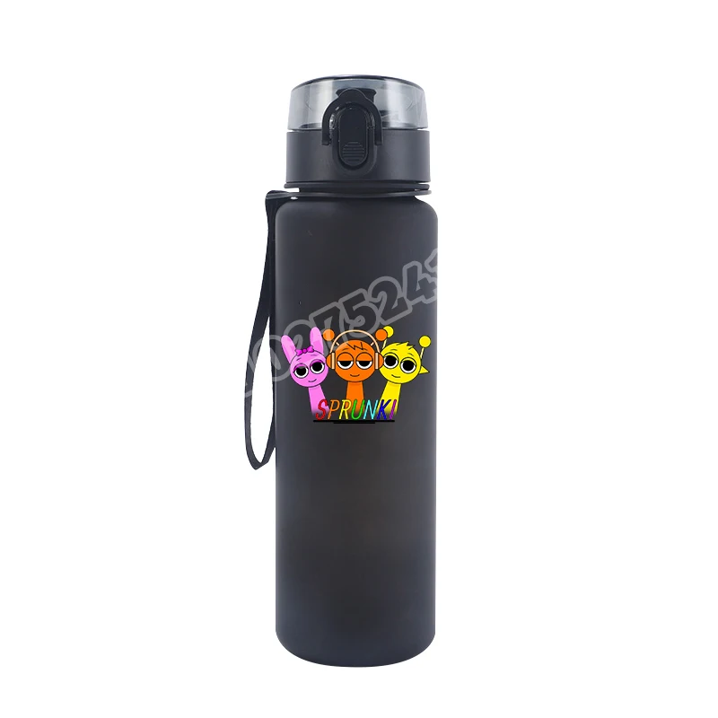 650ml Incredibox Plastic Water Cup Game Theme Sprunki Print Kettle Student Portable Large Capacity Sports Water Bottle Hot Gifts