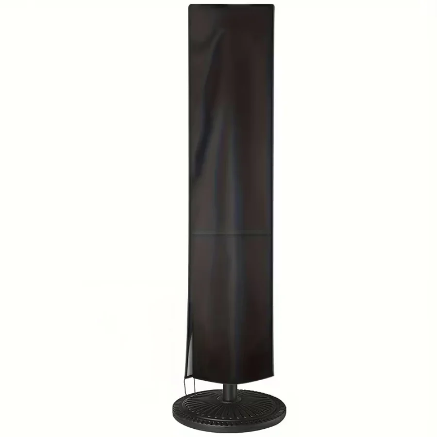 Waterproof Black Windproof UV Resistant Patio Umbrella Cover with Zip