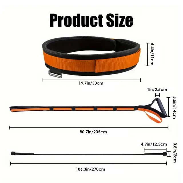 Fitness Straps for Working out Agility Speed Training Tension Ropes Fitness Equipment with Multiple D-Ring Connections for 6
