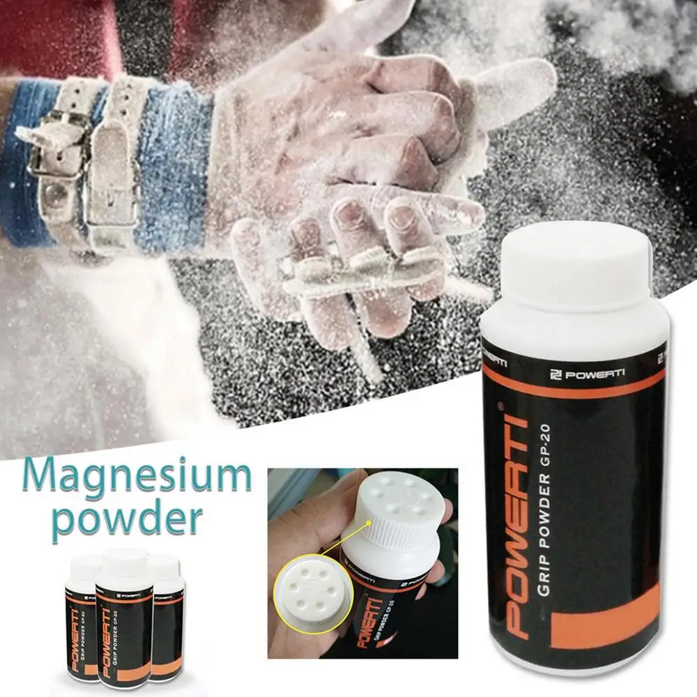 Description Picture 6 of item30g/bottle Gymnastics Fitness Room Powder Anti Slip Weightlifting Workout Badminton Tennis Skid Sports Grip Magnesium Powder