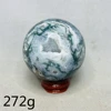 Peculiar Geode Moss Agate Ball Home Room Decoration Natural Gem Crystal Feng Shui Yoga Chakra Stone Healing Mineral Specimen 4