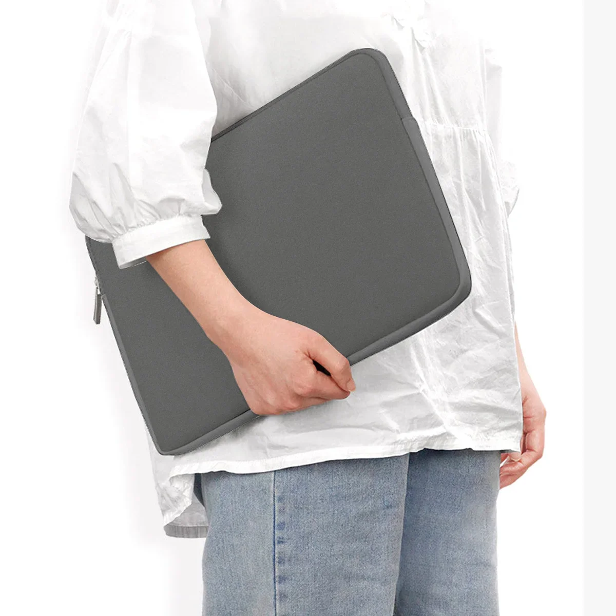 

ANKNDO Laptop Bag 11 13 14 Inch Laptop Sleeve Case Shockproof Waterproof Notebook Computer Bag Protective Cover Shoulder Handbag