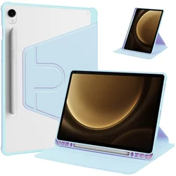 Universal 360-Degree Protective Smart Case for Tab S9 FE PLUS 12.4 (Blue)