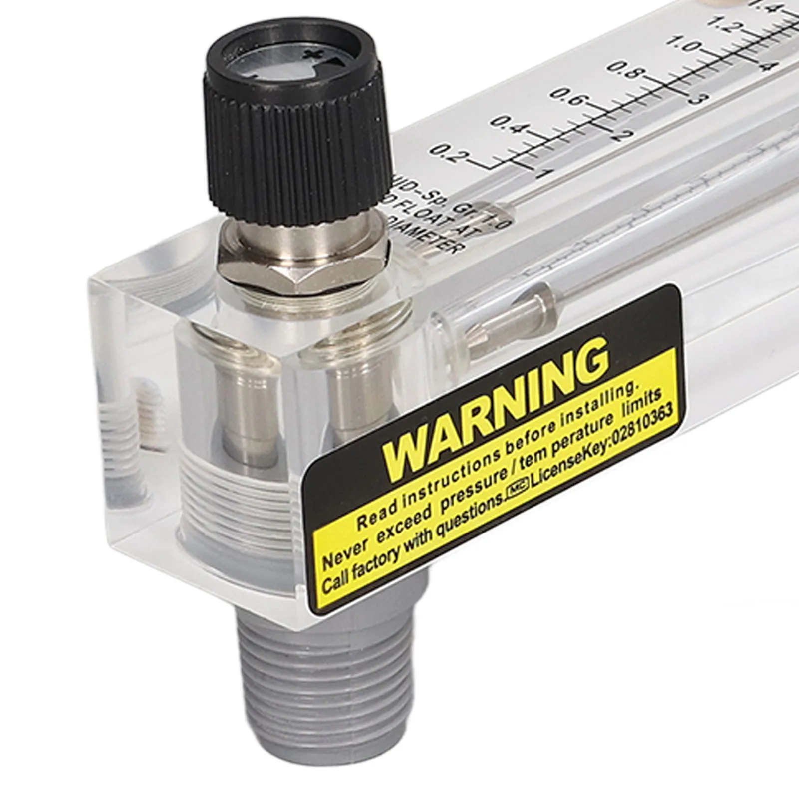0.2‑2GPM Panel Type Flow Meter Smart Testing Liquid Flowmeter